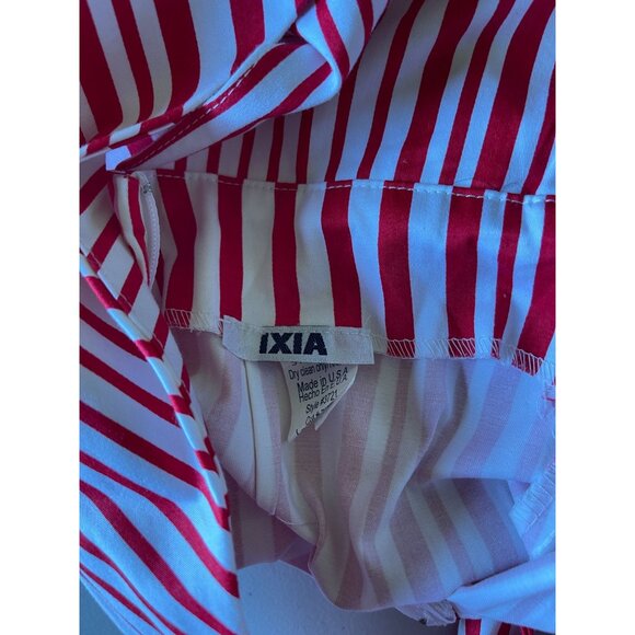 Modcloth x Ixia Candy is Dandy Red White Striped Beachy Coastal Mod Retro Pinup - Picture 6 of 6